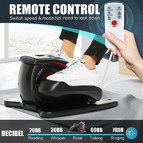 ANCHEER Under Desk Elliptical Machine – Quiet Pedal Exerciser for Seniors, Office & Home, Low-Impact Seated Leg Workout Equipment, Smart LCD Display, Remote Control - Image 23