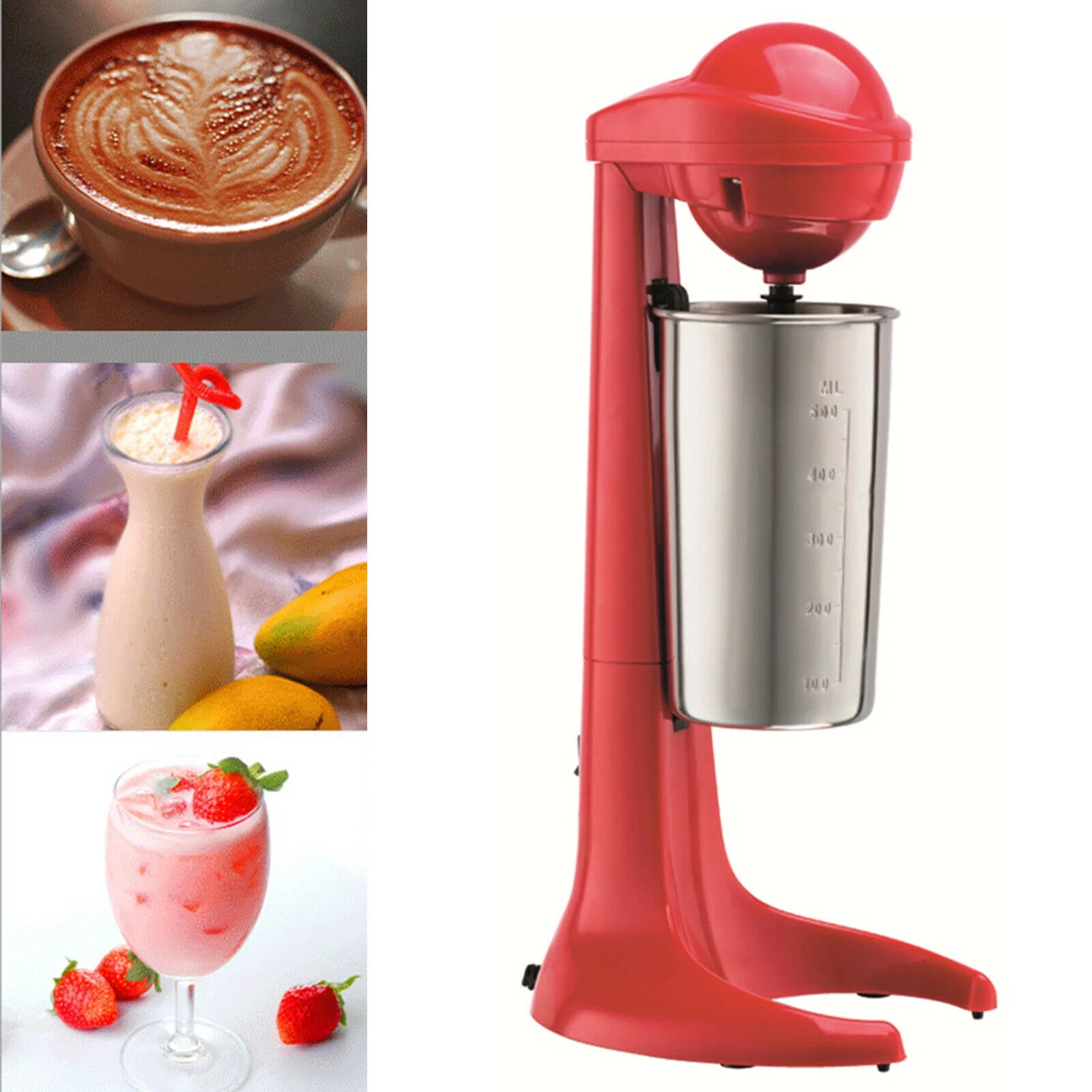 Electric Milk Shaker Maker Commercial Drink Mixer Smoothie Milk Shake Machine - Image 9