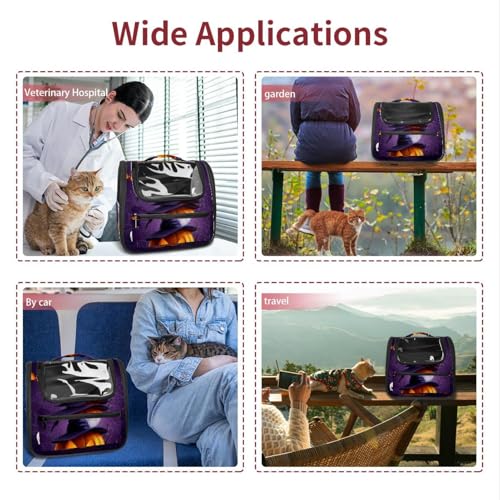 Halloween Pet Carrier Airline Approved Pet Carrier Bag Dog Carrier for Small Medium Cats Dogs Puppies Kitten - Image 104