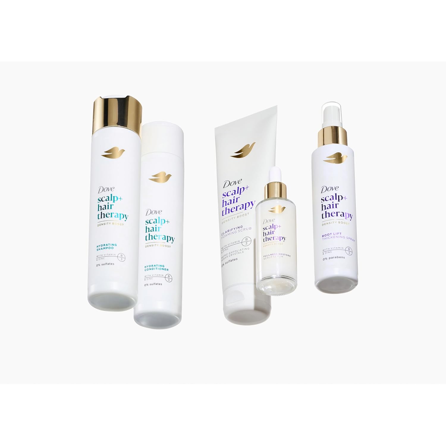 Dove Density Boost Hydrating Conditioner Scalp + Hair Therapy for dry hair, with Vitamin B3, Zinc and 0% sulfates, 9.25 oz - Image 7