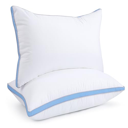 viewstar Bed Pillows King Size Set of 2, Hotel Quality, Down Alternative Big Pillow for Back, Stomach or Side Sleepers, Firm - Image 49