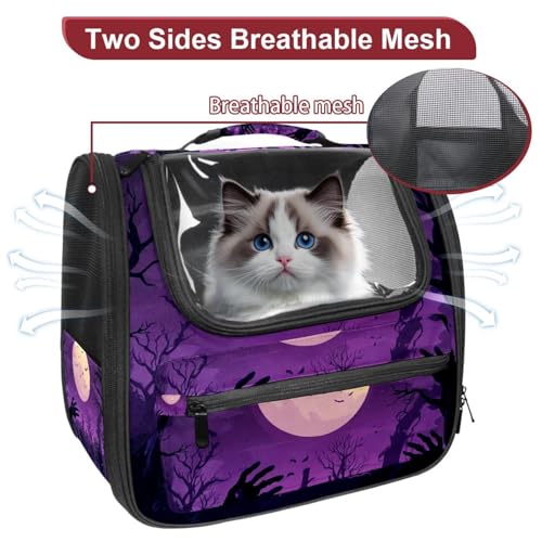 Halloween Pet Carrier Airline Approved Pet Carrier Bag Dog Carrier for Small Medium Cats Dogs Puppies Kitten - Image 52