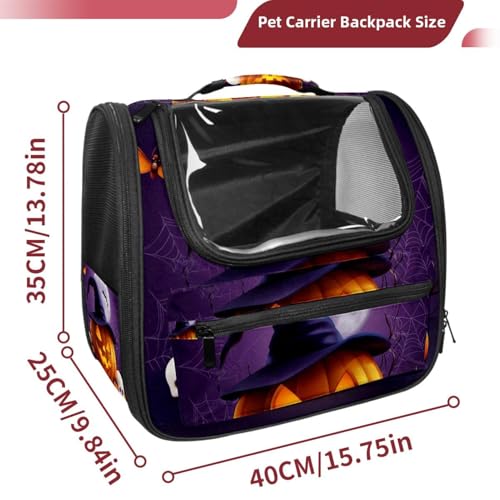 Halloween Pet Carrier Airline Approved Pet Carrier Bag Dog Carrier for Small Medium Cats Dogs Puppies Kitten - Image 103