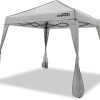 EzyFast Elegant Pop Up Beach Shelter, Compact Instant Canopy Tent, Portable Sports Cabana, 7.5 x 7.5 ft Base / 6 x 6 ft top for Hiking, Camping, Fishing, Picnic, Family Outings (6 x 6, A Khaki)