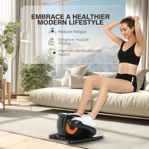 ANCHEER Under Desk Elliptical Machine – Quiet Pedal Exerciser for Seniors, Office & Home, Low-Impact Seated Leg Workout Equipment, Smart LCD Display, Remote Control - Image 26