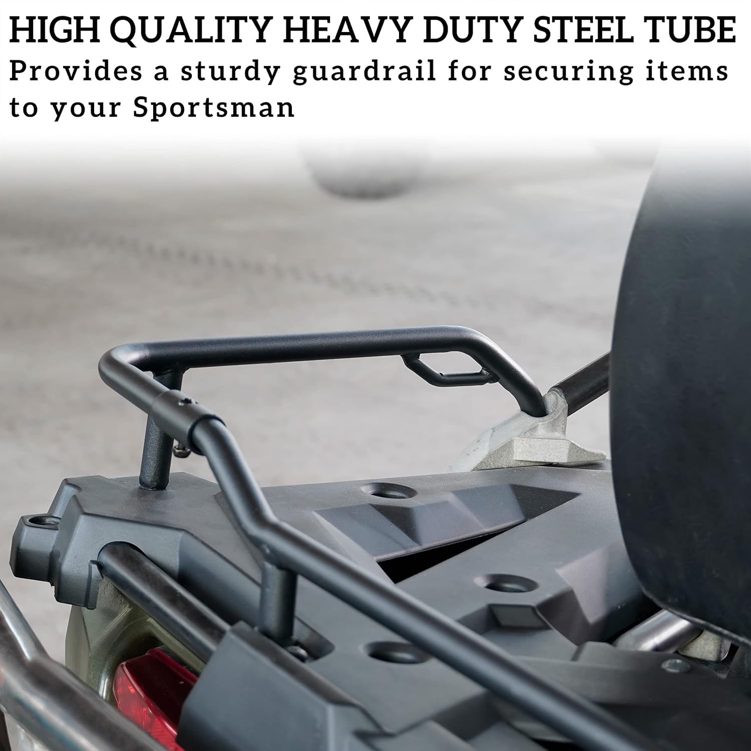 LDETXY Rear Rack Extender for Polaris Sportsman 570 450, Rear Steel Heavy Duty Rack Extender for Polaris Sportsman 570 450 H.O. 2014-2020 Accessories (Replace #2879717) - Image 5