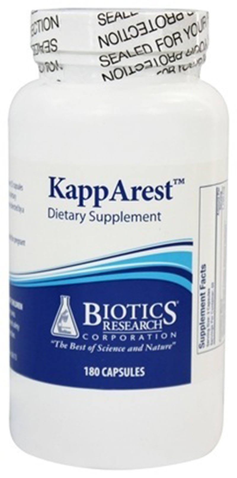 Biotics Research – KappArest – 180 Capsules